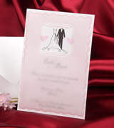 Приглашения на свадьбу в стиле "Жених  и невеста" - 60288 - 