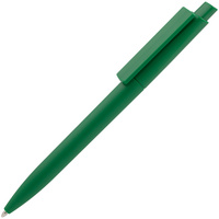 Пластиковые ручки - Ручка шариковая Crest, темно-зеленая - Ручка шариковая Crest, темно-зеленая