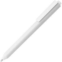 Пластиковые ручки - Ручка шариковая Corner, белая - Ручка шариковая Corner, белая