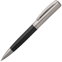 Металлические ручки - Ручка шариковая Bizarre, черная - Ручка шариковая Bizarre, черная