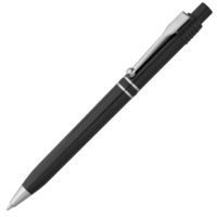 Пластиковые ручки - Ручка шариковая Raja Chrome, черная - Ручка шариковая Raja Chrome, черная