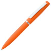 Металлические ручки - Ручка шариковая Bolt Soft Touch, оранжевая - Ручка шариковая Bolt Soft Touch, оранжевая