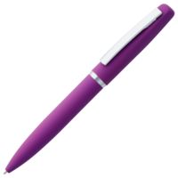 Металлические ручки - Ручка шариковая Bolt Soft Touch, фиолетовая - Ручка шариковая Bolt Soft Touch, фиолетовая