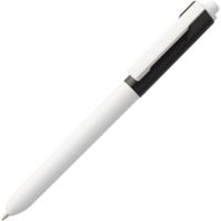 Пластиковые ручки - Ручка шариковая Hint Special, белая с черным - Ручка шариковая Hint Special, белая с черным