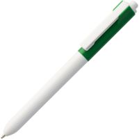 Пластиковые ручки - Ручка шариковая Hint Special, белая с зеленым - Ручка шариковая Hint Special, белая с зеленым