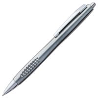 Пластиковые ручки - Ручка шариковая Barracuda, серая - Ручка шариковая Barracuda, серая