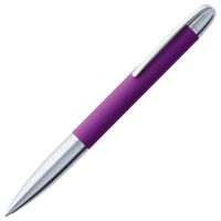 Металлические ручки - Ручка шариковая Arc Soft Touch, фиолетовая - Ручка шариковая Arc Soft Touch, фиолетовая