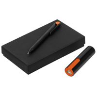 Наборы с ручками - Набор Takeover Black, черно-оранжевый - Набор Takeover Black, черно-оранжевый