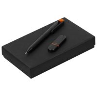 Наборы с ручками - Набор YourDay Black, черно-оранжевый - Набор YourDay Black, черно-оранжевый