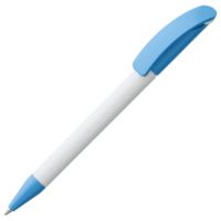 Пластиковые ручки - Ручка шариковая Prodir DS3 TPP Special, белая с голубым - Ручка шариковая Prodir DS3 TPP Special, белая с голубым