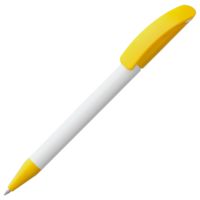 Пластиковые ручки - Ручка шариковая Prodir DS3 TPP Special, белая с желтым - Ручка шариковая Prodir DS3 TPP Special, белая с желтым