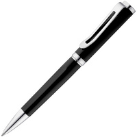 Металлические ручки - Ручка шариковая Phase, черная - Ручка шариковая Phase, черная