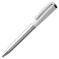 Металлические ручки - Ручка шариковая Bison, белая - Ручка шариковая Bison, белая