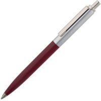 Металлические ручки - Ручка шариковая Popular, бордо - Ручка шариковая Popular, бордо