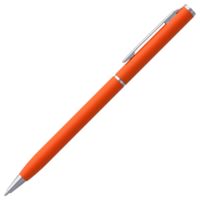Металлические ручки - Ручка шариковая Hotel Chrome, ver.2, матовая оранжевая - Ручка шариковая Hotel Chrome, ver.2, матовая оранжевая