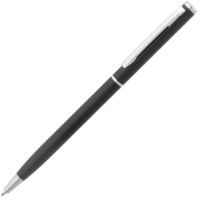 Металлические ручки - Ручка шариковая Hotel Chrome, ver.2, матовая черная - Ручка шариковая Hotel Chrome, ver.2, матовая черная