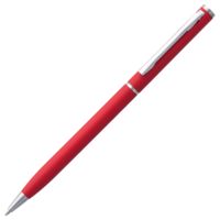 Металлические ручки - Ручка шариковая Hotel Chrome, ver.2, матовая красная - Ручка шариковая Hotel Chrome, ver.2, матовая красная