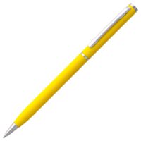 Металлические ручки - Ручка шариковая Hotel Chrome, ver.2, матовая желтая - Ручка шариковая Hotel Chrome, ver.2, матовая желтая