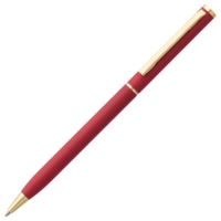Металлические ручки - Ручка шариковая Hotel Gold, ver.2, матовая красная - Ручка шариковая Hotel Gold, ver.2, матовая красная