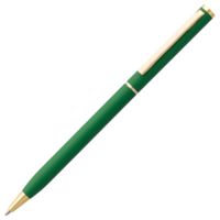 Металлические ручки - Ручка шариковая Hotel Gold, ver.2, матовая зеленая - Ручка шариковая Hotel Gold, ver.2, матовая зеленая