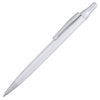 Металлические ручки - Ручка шариковая Simple, серебристая - Ручка шариковая Simple, серебристая