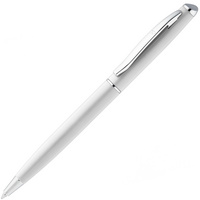 Металлические ручки - Ручка шариковая Phrase, белая - Ручка шариковая Phrase, белая