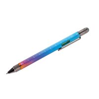 Металлические ручки - Ручка шариковая Construction Spectrum, мультиинструмент, радужна - Ручка шариковая Construction Spectrum, мультиинструмент, радужная