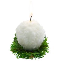 Новогодние свечи и подсвечники - Свеча «Снежок» - Свеча «Снежок»