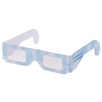 Аксессуары и украшения для офиса к новому году - Новогодние 3D очки «Снежинки», голубые - Новогодние 3D очки «Снежинки», голубые