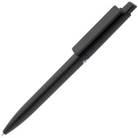 Пластиковые ручки - Ручка шариковая Crest Recycled, черная - Ручка шариковая Crest Recycled, черная