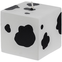 Новогодние свечи и подсвечники - Свеча Spotted Cow, куб - Свеча Spotted Cow, куб