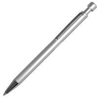 Металлические ручки - Ручка шариковая Forcer, серебристая - Ручка шариковая Forcer, серебристая