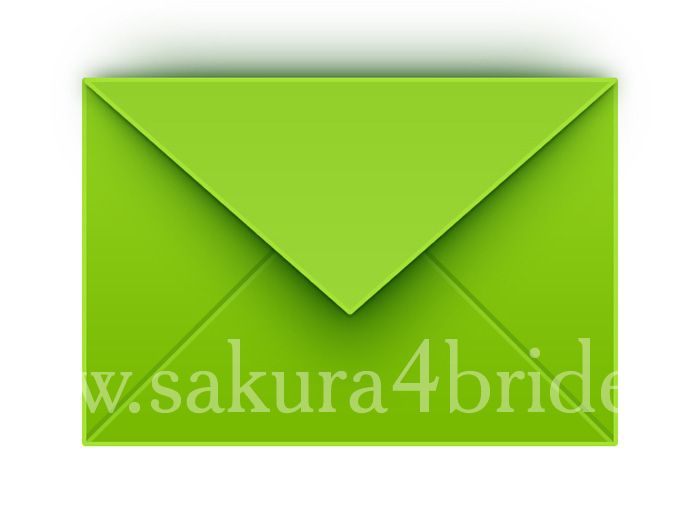 Конверты САКУРА - Конверт из тонкой дизайнерской бумаги с треугольным клапаном в любом цвете - на Ваш выбор.