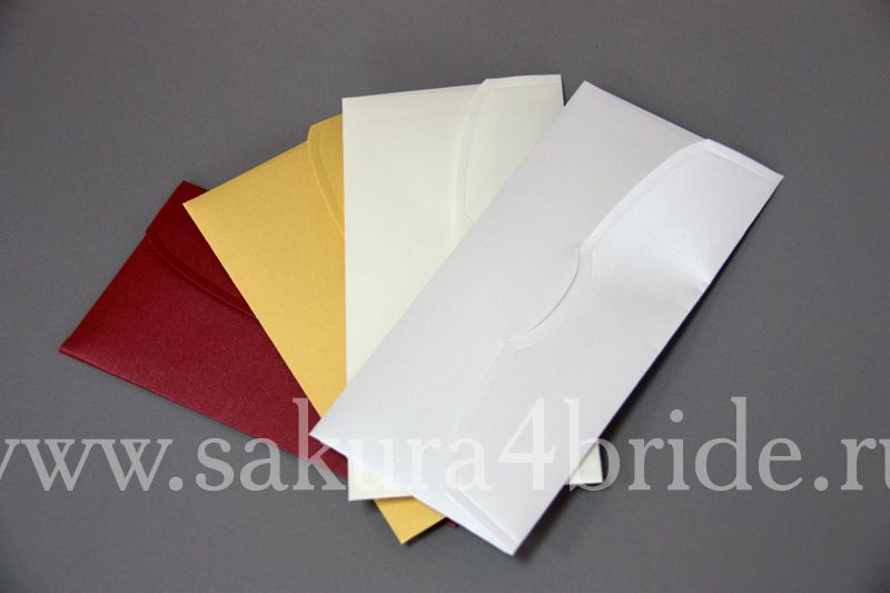 Конверты САКУРА - Конверт для приглашений или денег, может быть изготовлен из любой бумаги, размер 22х11 см