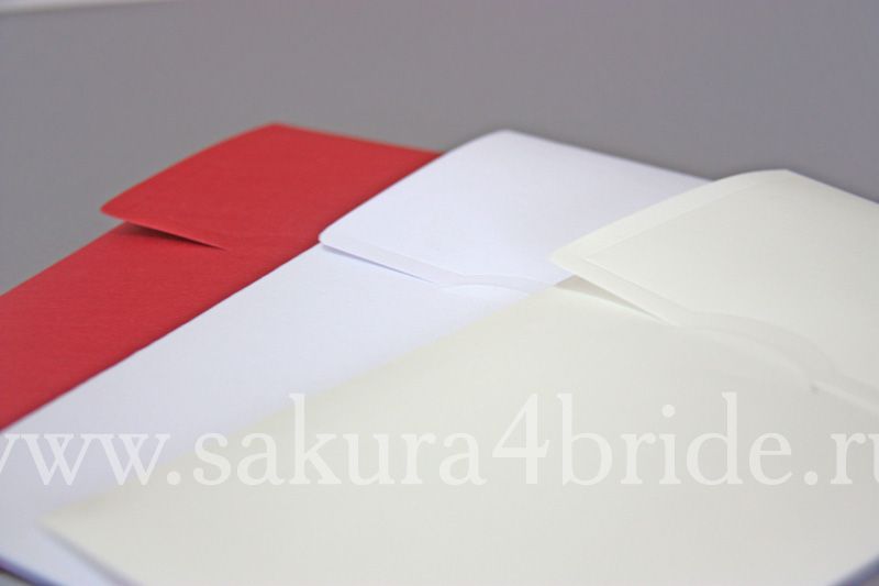 Конверты САКУРА - Конверт для приглашений, может быть изготовлен из любой бумаги, размер 11х21 см