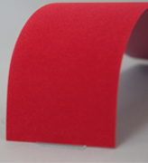 Дизайнерские бумаги и картон - Поливелюр красный 185г/м2 - 