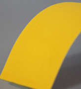Дизайнерские бумаги и картон - Поливелюр желтый 185г/м2 - 