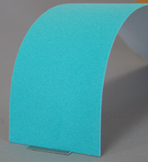 Дизайнерские бумаги и картон - Поливелюр ярко-голубой 185г/м2 - 