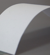 Дизайнерские бумаги и картон - Поливелюр белый 185г/м2 - 