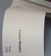 Дизайнерские бумаги и картон - Кириус Металлик телесный 300г/м2 - 