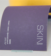 Тактильный дизайнерский картон SKIN и TouchCover - Скин фиолетовый 270гр - 