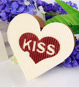 Распродажа приглашений на свадьбу и бонбоньерок, до 50% скидка - Сердце KISS - 