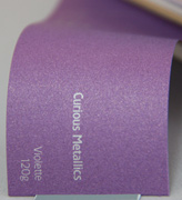 Дизайнерский картон металлик перламутр Маджестик и Кириус - Кириус Металлик фиолетовый 300г/м2 - 
