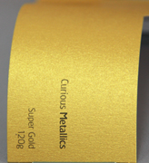Дизайнерский картон металлик перламутр Маджестик и Кириус - Кириус Металлик супер золото 300г/м2 - 