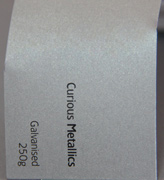Дизайнерский картон металлик перламутр Маджестик и Кириус - Кириус Металлик светло-серый 300г/м2 - 